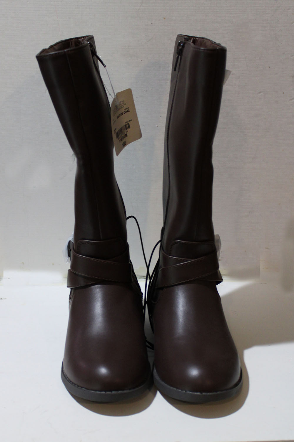 Thereabouts Little Kid's Size 1, Girl's Seabrook Riding Boots, Brown (NO BOX)
