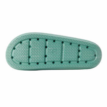 32 Degrees Ladies' Size Large (9/10) Cushion Slide Shower Sandal, Mint Green, Customer Return