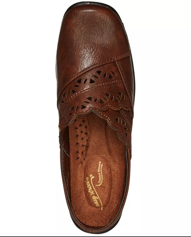 Easy Street Women's Size 6.5 N, Forever Comfort Mules Slip on Shoes, Tan