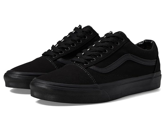 Vans Old Skool Size Men's 7.5 / Ladies' 9 Lace-up Shoes, Black New in Box