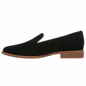 Franco Sarto Ladies' Size 7 Loafers Suede Upper Shoes, Black, New with Tags