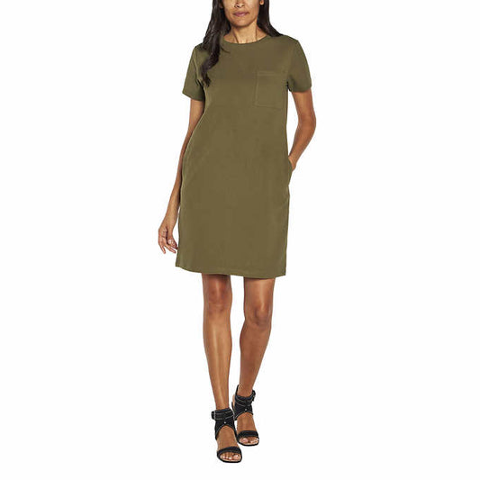 Banana Republic Ladies' Size X-Small (0), Shirt Dress, Deep Lichen Green