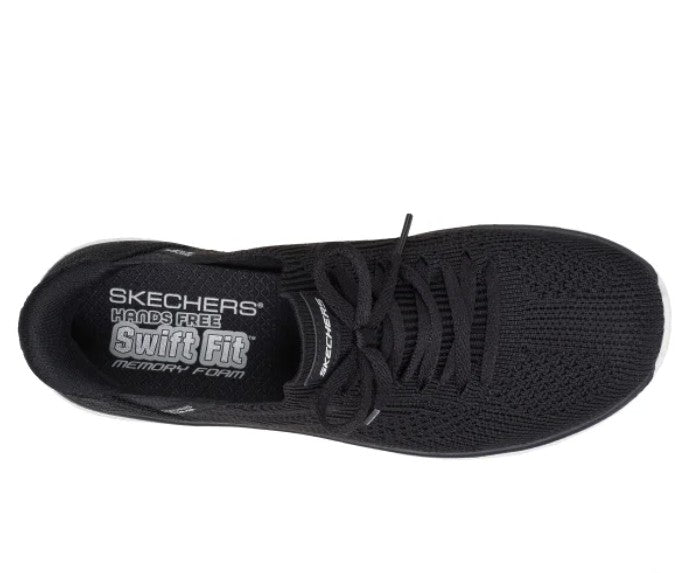 Skechers Women's Size 9 Virtue Swift Fit Hands Free Shoe, Black, Grade A