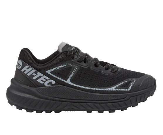 Hi Tec Men's Size 12 Lace-up Athletic Trail Shoes, Black