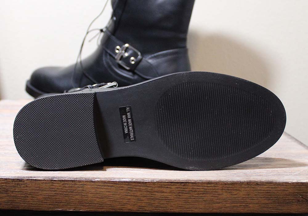 Dolce Vita Ladies' Size 7, Moto Style Boots, Black, Customer Return