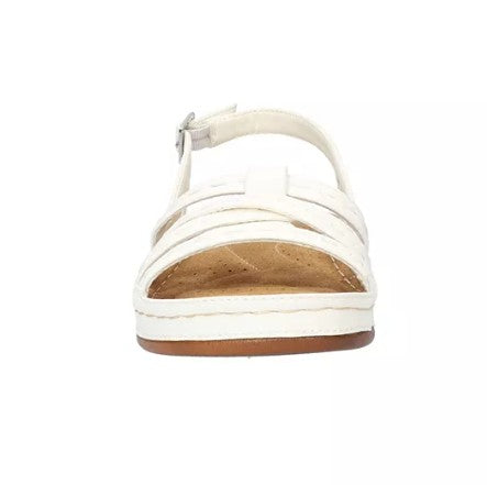Easy Street Women Size 5 M, Kehlani Slingback Comfort Sandals, White