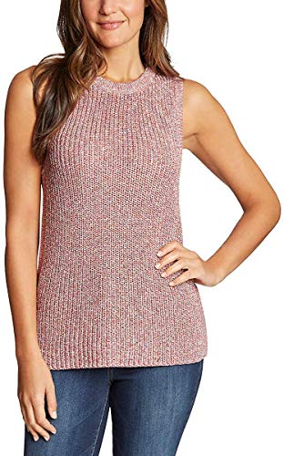 Ella Moss Ladies' Size Medium, Sleeveless Sweater Tank, Coral Flame Red