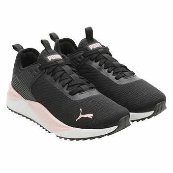 PUMA Ladies' Size 7.5 PC Runner Sneaker Athletic Shoe, Black, Customer Return