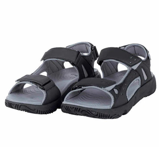 Hurley Men's Size 8, Odessa Hook and Loop Strap Sandals, Black, Grade A