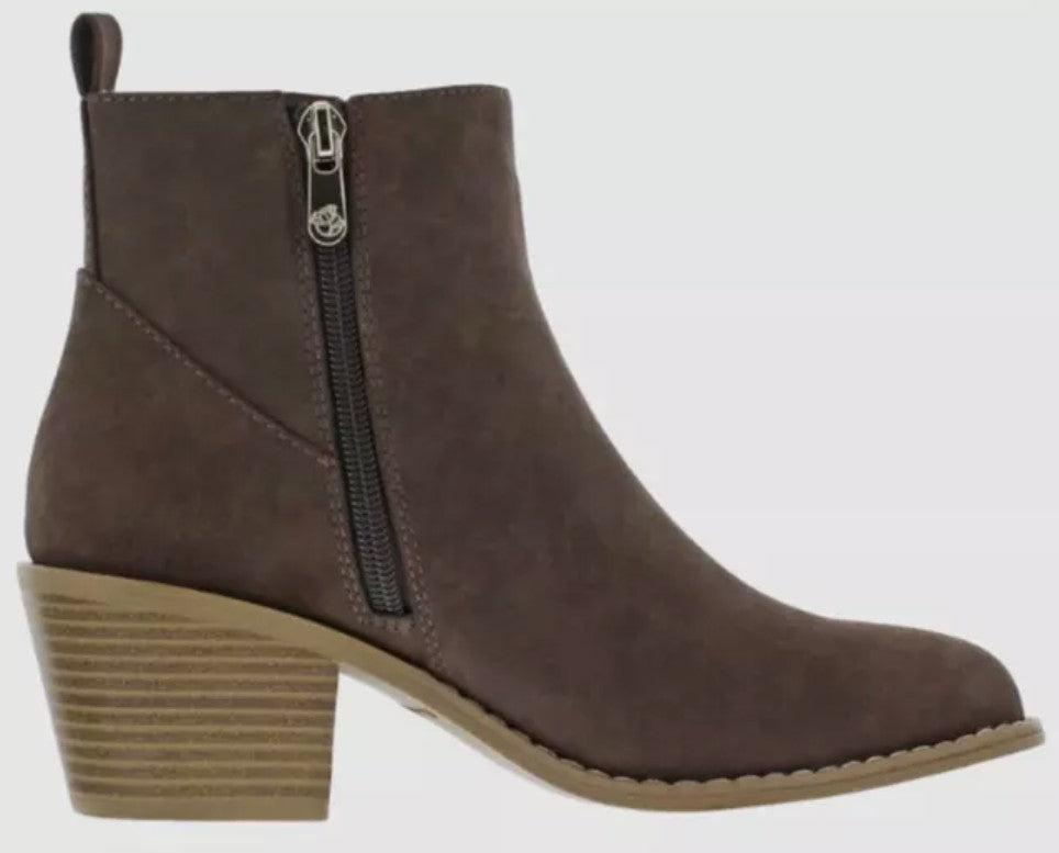 Draper James Elle Ladies' Size 8 Ankle Bootie Boots, Brown, New in Box