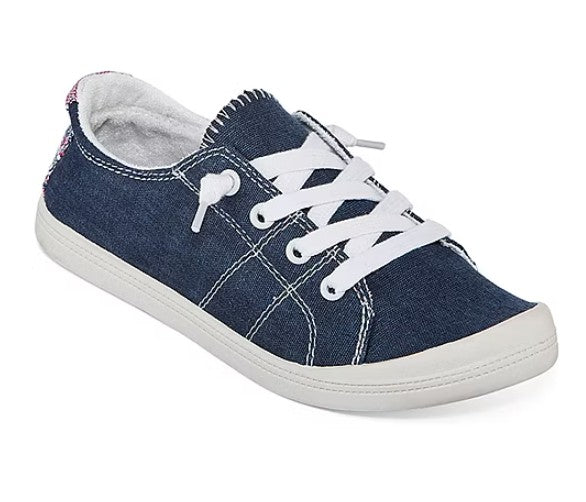 Pop Women's Size 6 M, Highbar Slip-on Sneakers, Navy, New (Display Model)