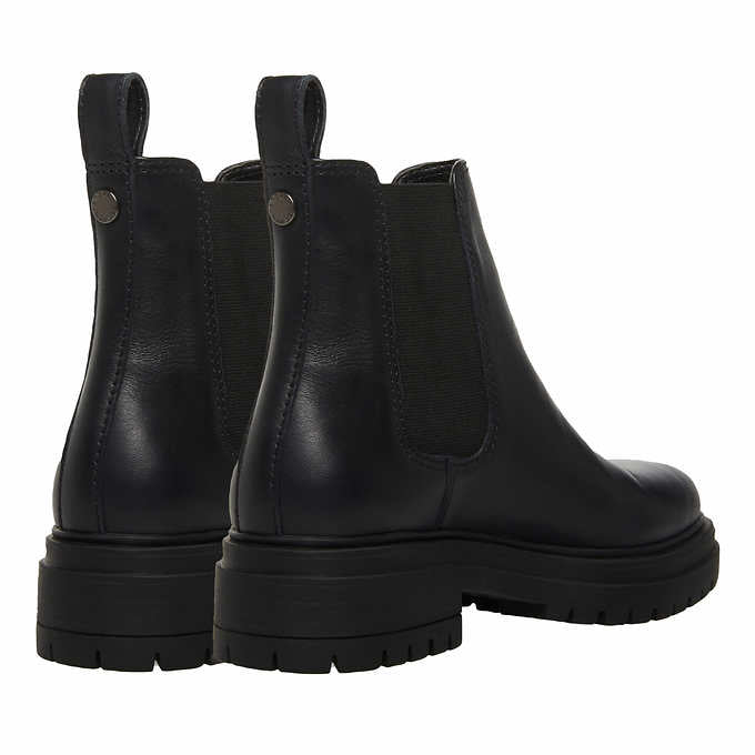 Steve Madden Handout Chelsea Boot Ladies Size 11, Black Leather, Customer Return