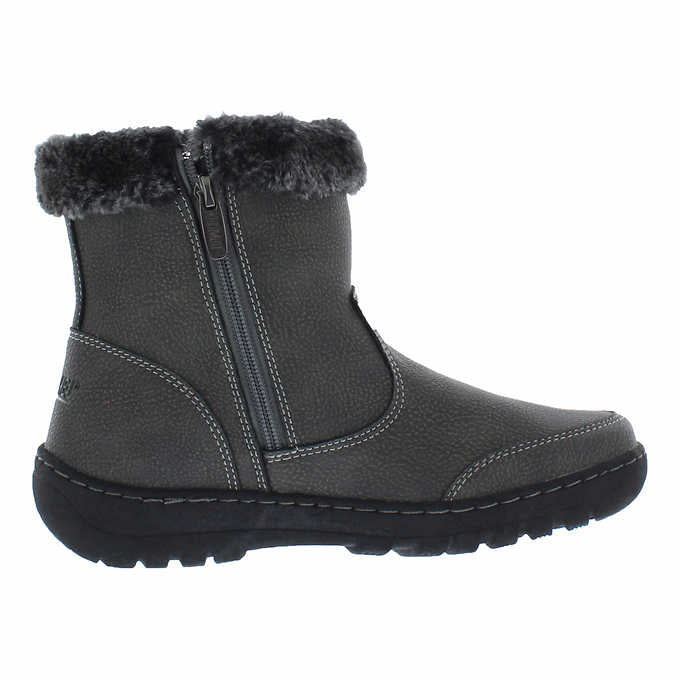 Khombu Addison Ladies Size 7, All Weather Boot, Grey New (NO BOX)