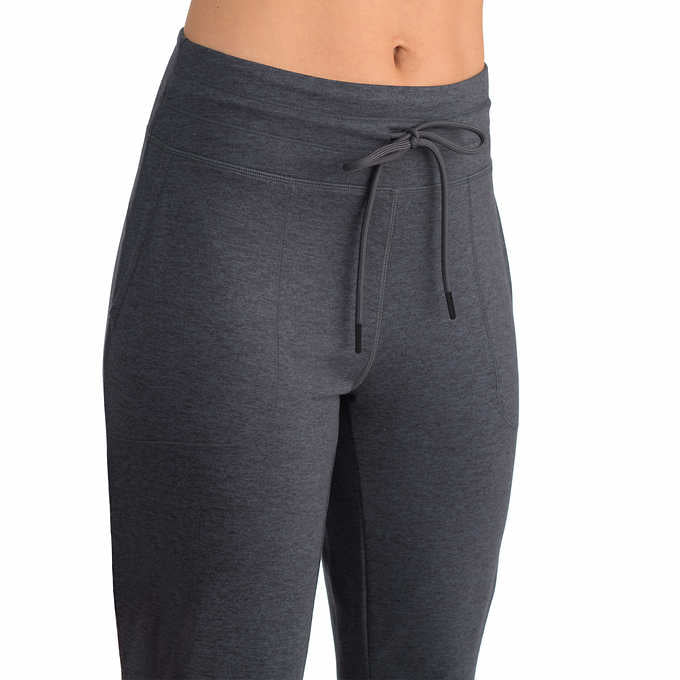 Lole Ladies' Size Medium Pull-on Lounge Jogger Pants, Charcoal Gray