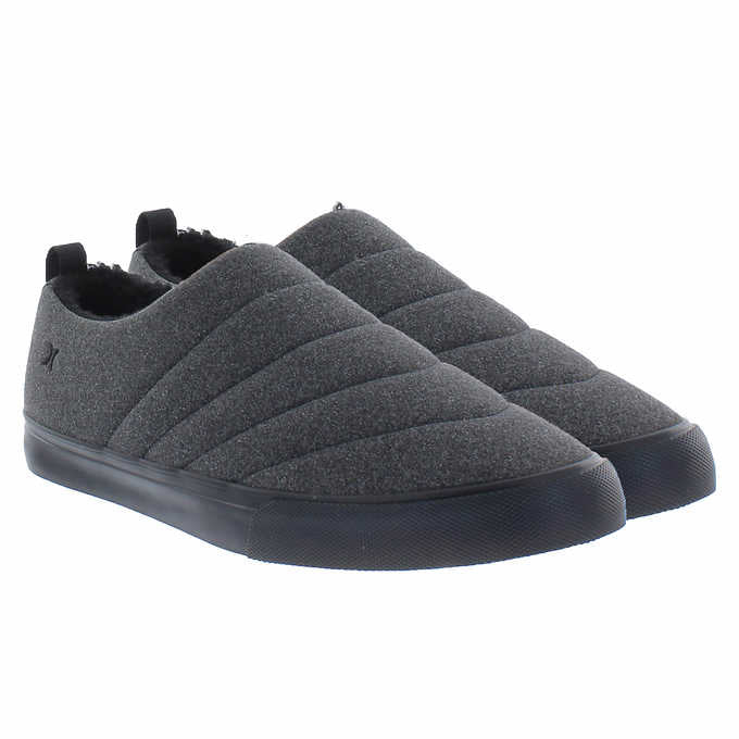 Hurley Men's Size 9 Arlo Puff Clog Shoe Slipper, Gray New in Box