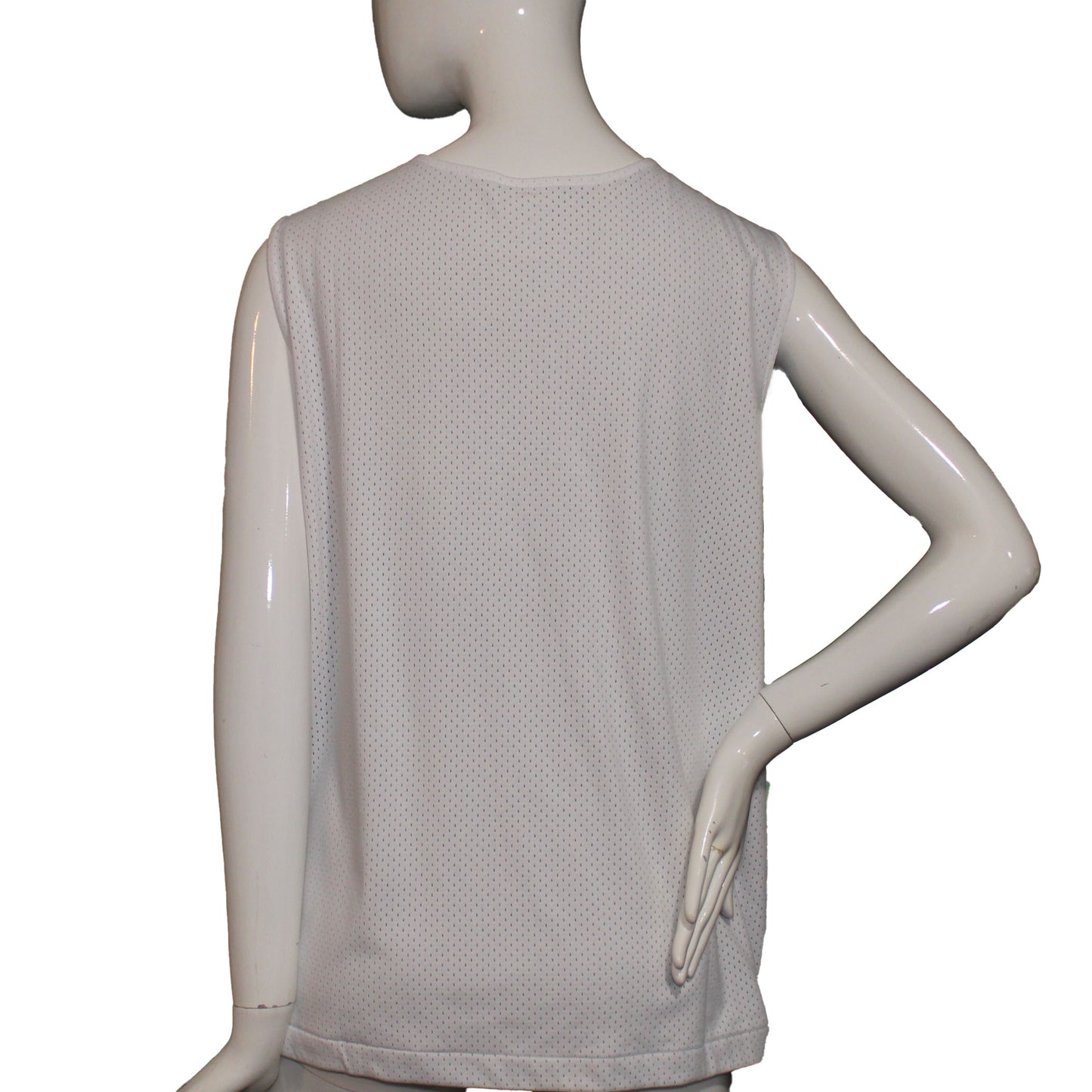 Lands End Uniform Women's Size XL 18/20 Mesh Jersey Tank Top, White