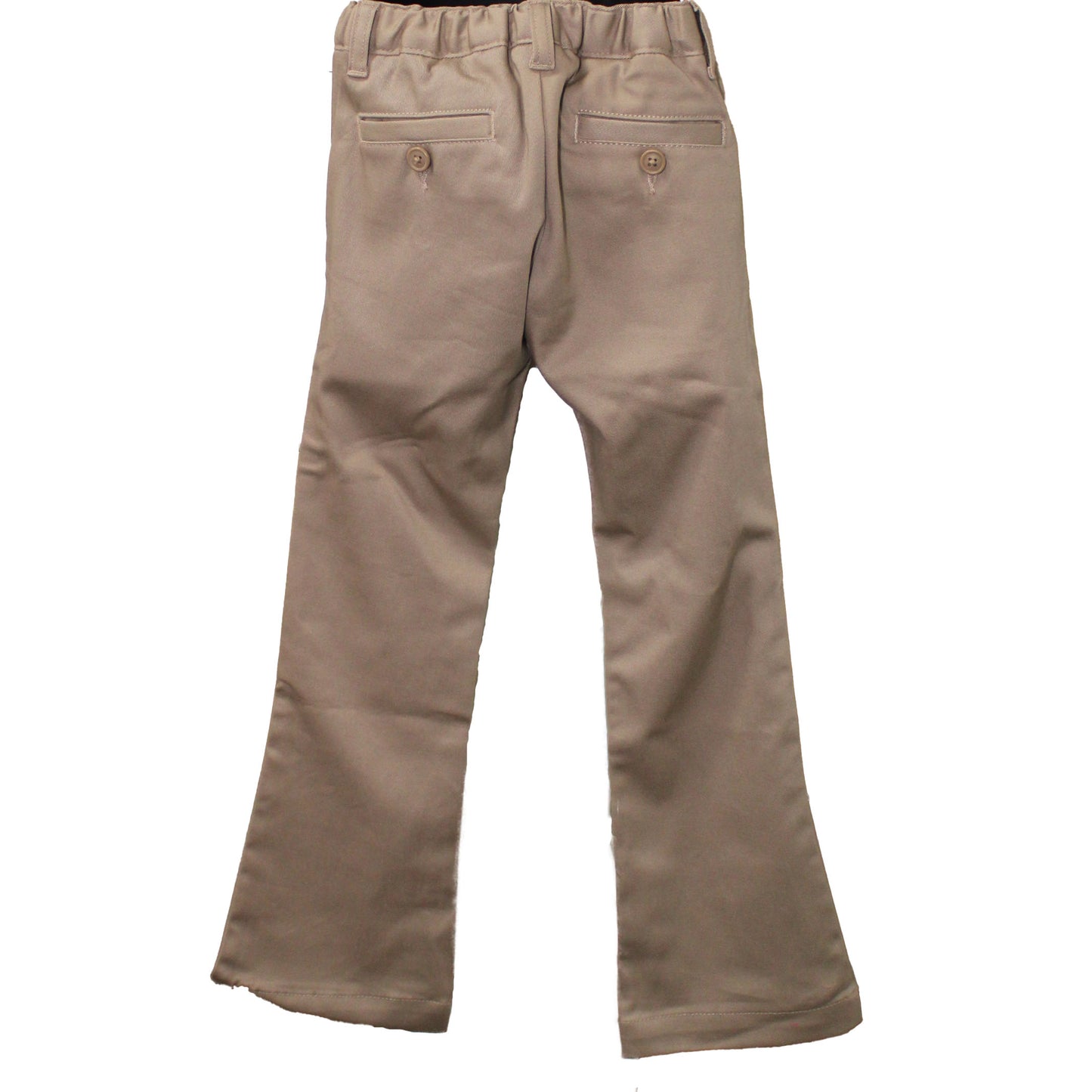 Lands' End Uniform Little Girls Size 6, Perfect Fit Bootcut Pants, Khaki