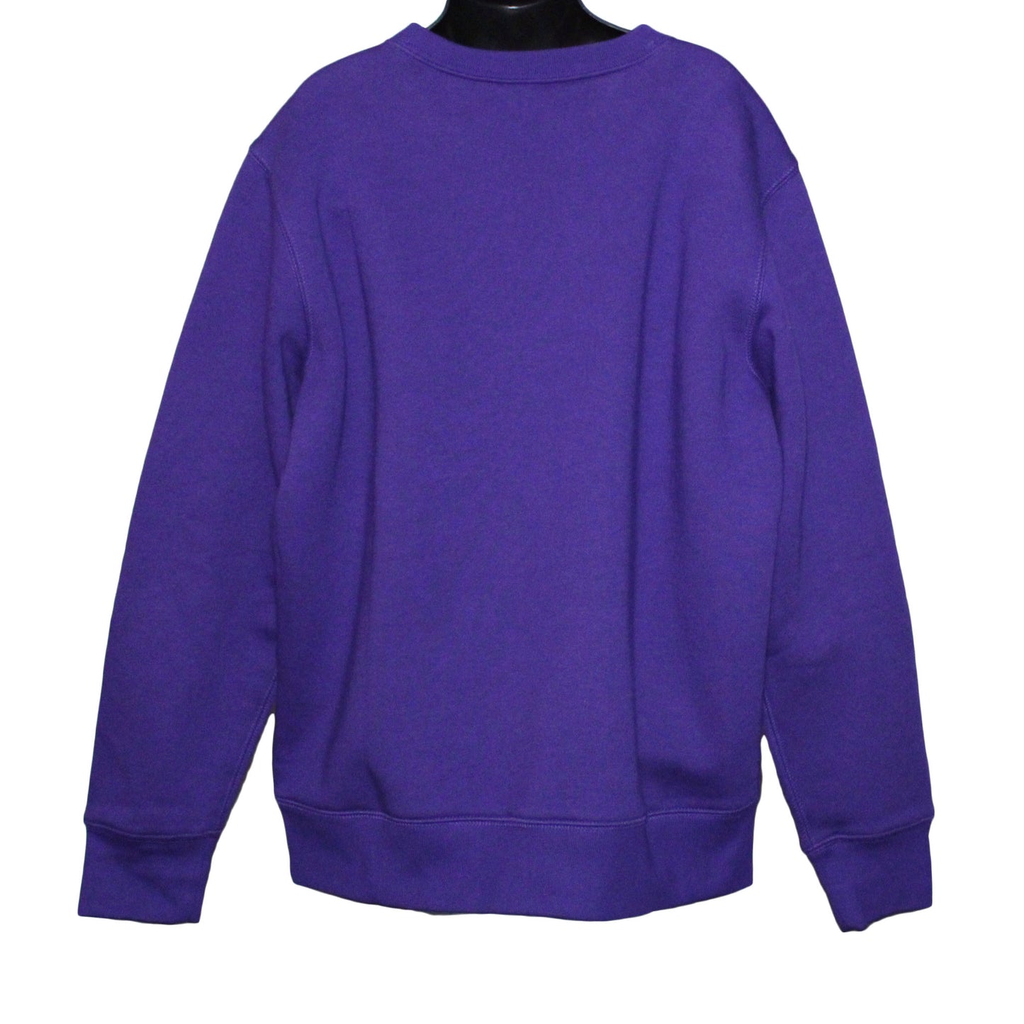 Lands End Uniform Boy's Size M (10/12) Pullover Crewneck Sweatshirt, Deep Purple