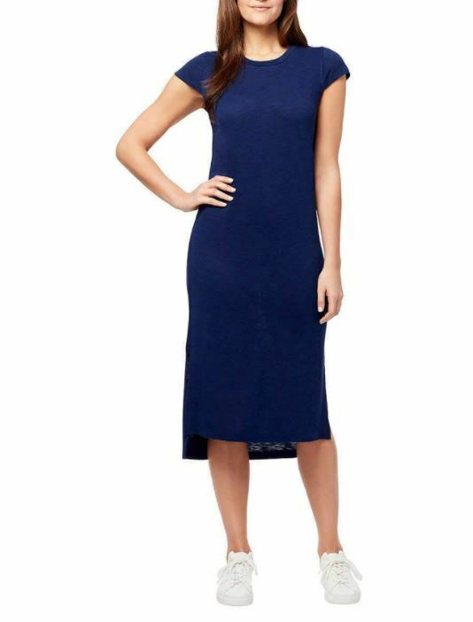 Jessica Simpson Ladies' Size Small, Midi Cap Sleeve Dress, Maritime Blue