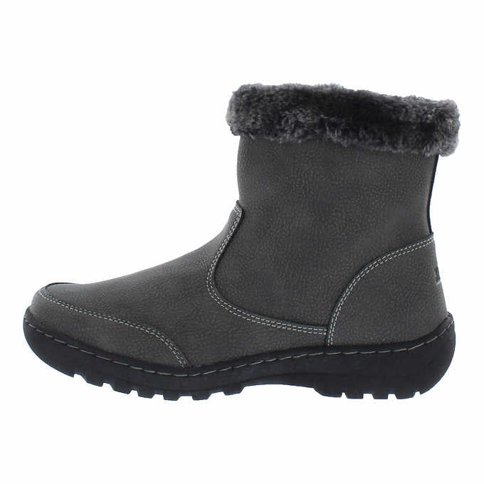 Khombu Addison Ladies Size 7, All Weather Boot, Grey New (NO BOX)