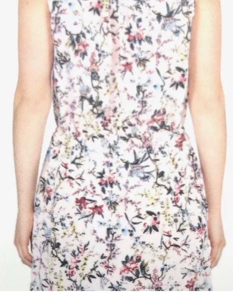 Nicole Miller Dress Size Medium or Large, Sleeveless, Pink Floral Print