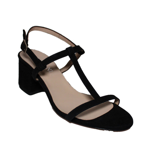 Cordani Nicolette Sandal Size EU 37 (US Women's 6.5-7), Black Suede