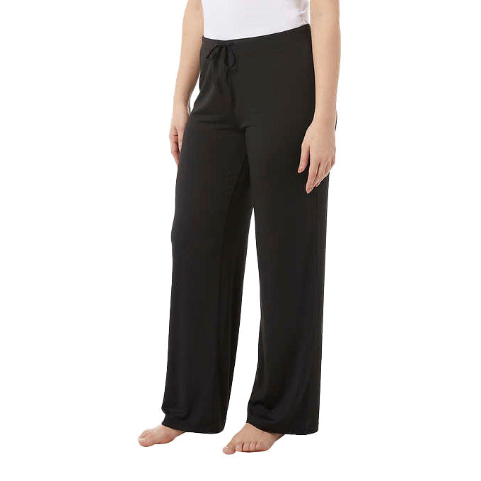 32 DEGREES Ladies' Size Medium Pull-On Elastic Drawcord Lounge Pant, Black