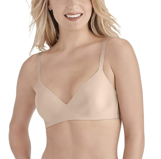 Vanity Fair Nearly Invisible Full Coverage Wirefree Bra 72200 (Neutral, 36DD)