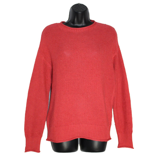 Jessica Simpson Navy Pullover Cable Knit Sweater EUC (RED, S)