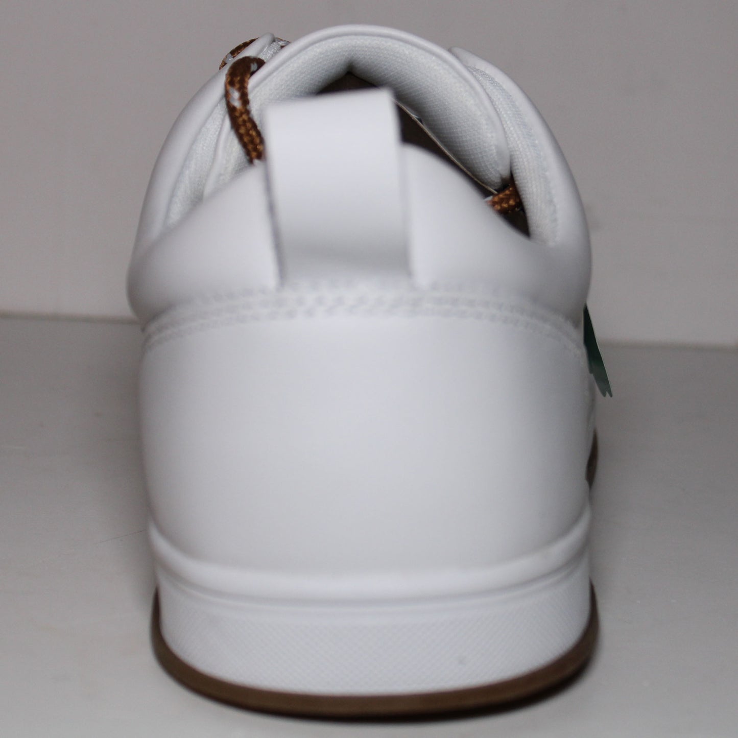 Lands End Men Size 11, Casual Lace-up Sneaker, White Leather