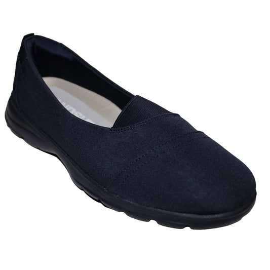 Lands End Womens Gatas Size 6.5 M, Comfort Flat Loafer Shoes, Radiant Navy