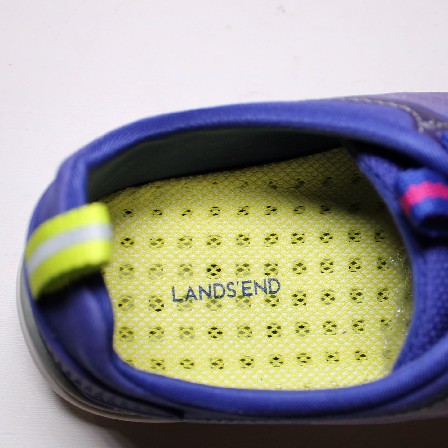 Lands End Women Size 6 B, Bungee Lace Water Shoe, Royal Plum New without Box