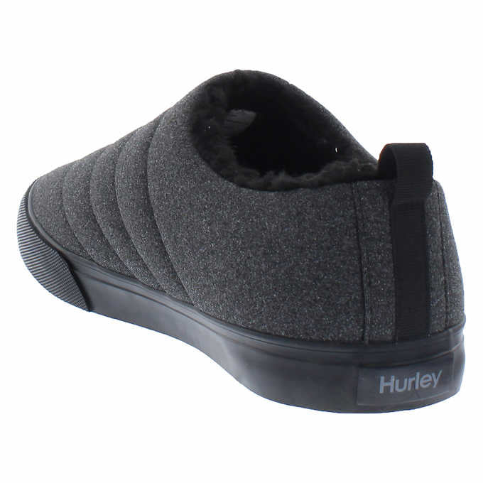 Hurley Men's Size 9 Arlo Puff Clog Shoe Slipper, Gray New in Box