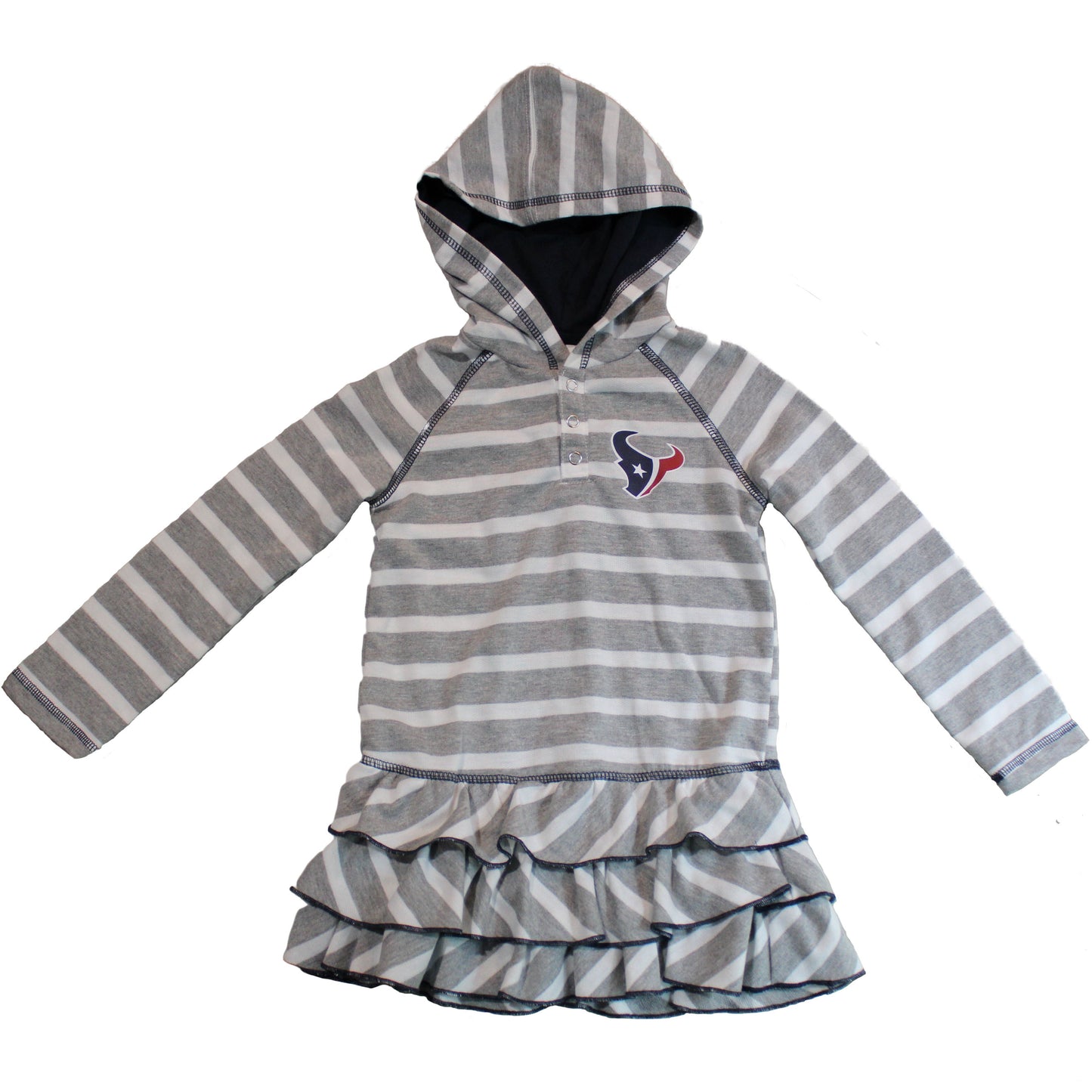 Houston Texans Toddler Girl's Size 3T, Hooded Pullover Sweatshirt