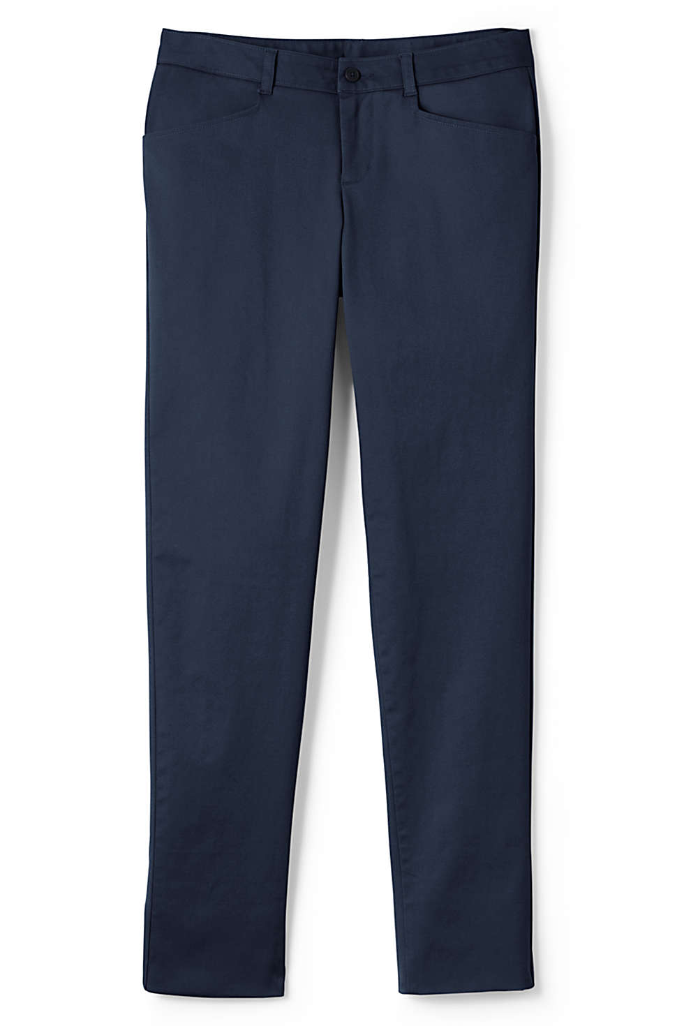 Lands End Women's Size 0, 31" Inseam Stretch Pencil Pants, Classic Navy