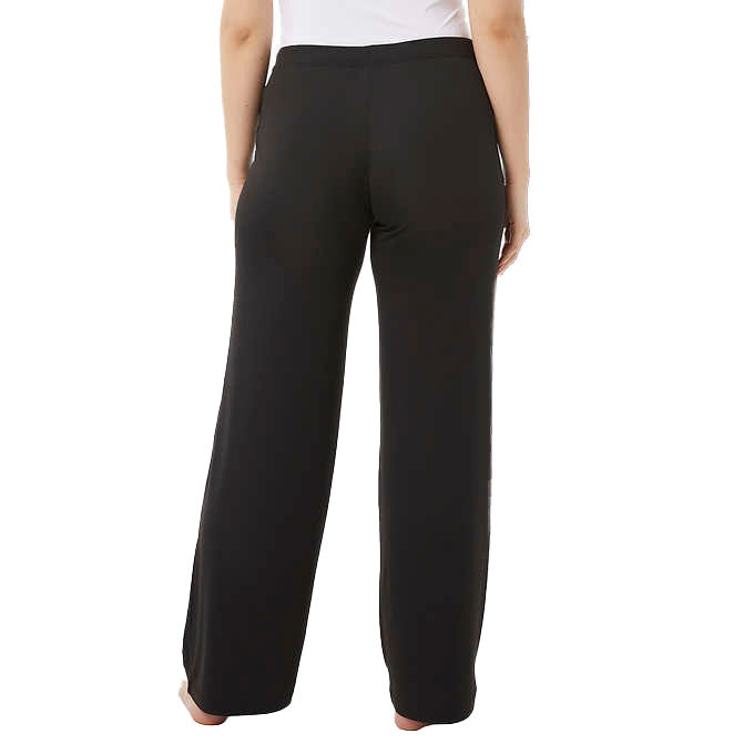 32 DEGREES Ladies' Size Medium Pull-On Elastic Drawcord Lounge Pant, Black