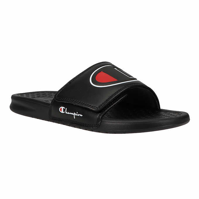 Champion Unisex Boy's 5 / Women's 7, Athletic Slide Sandal, Black NEW SHIPS WITHOUT BOX